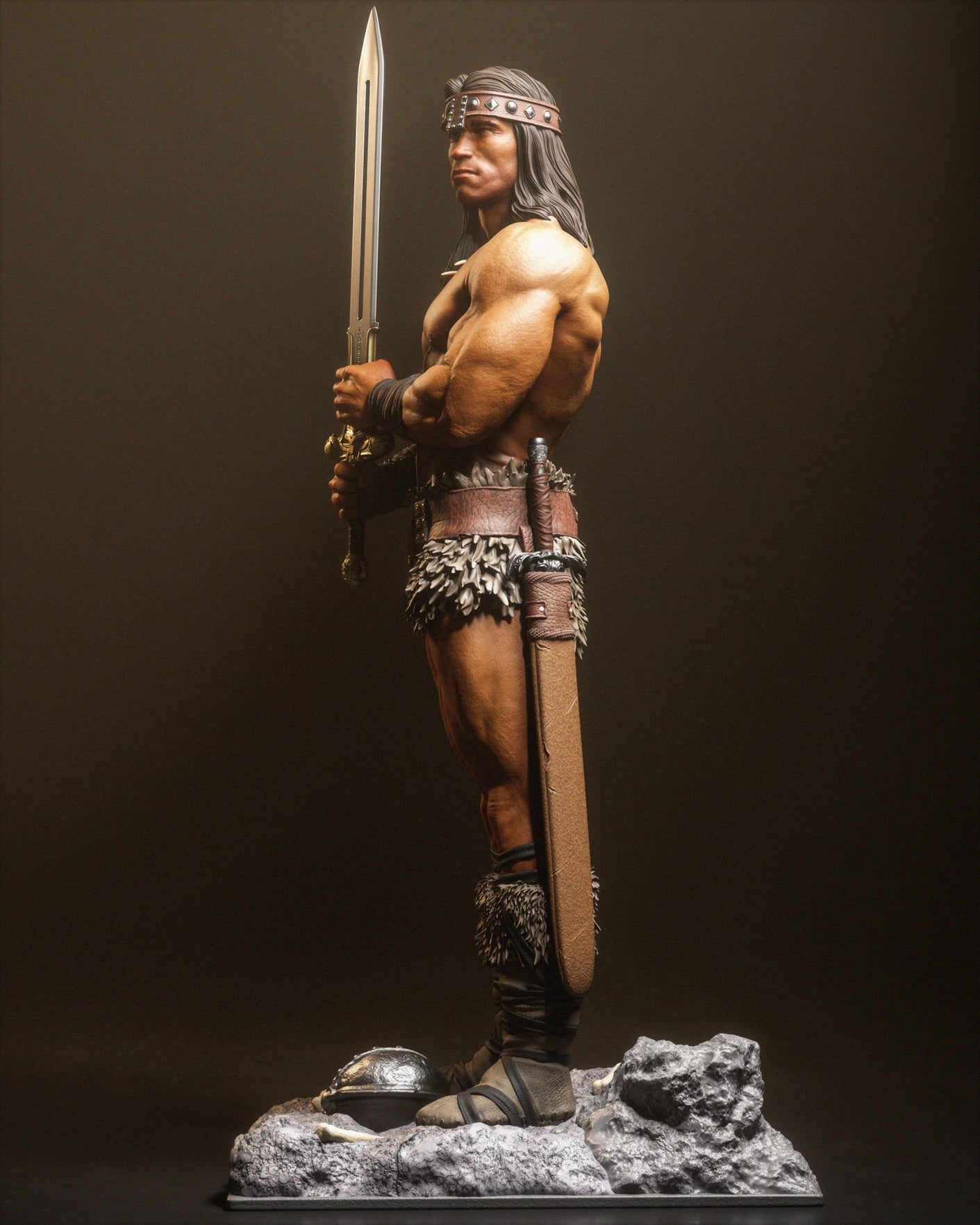 Conan the Destroyer 3D Printed Model - 1:6 Scale