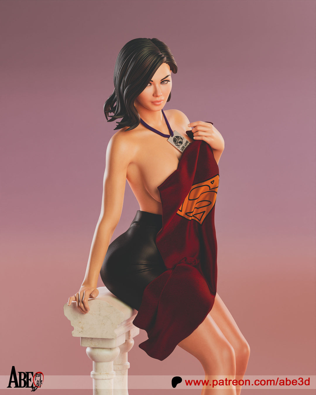 Lois Lane (Superman) - 3D Model Kit - 1:4 Scale