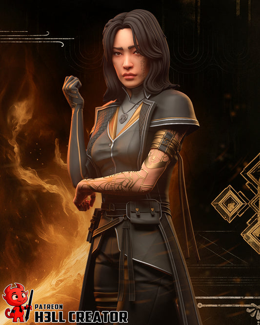 Lune (Clair Obscur) 3d Printed Model Kit - 12 scale