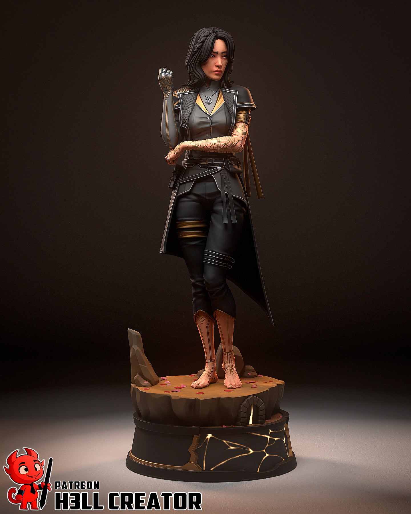 Lune (Clair Obscur) 3d Printed Model Kit - 12 scale