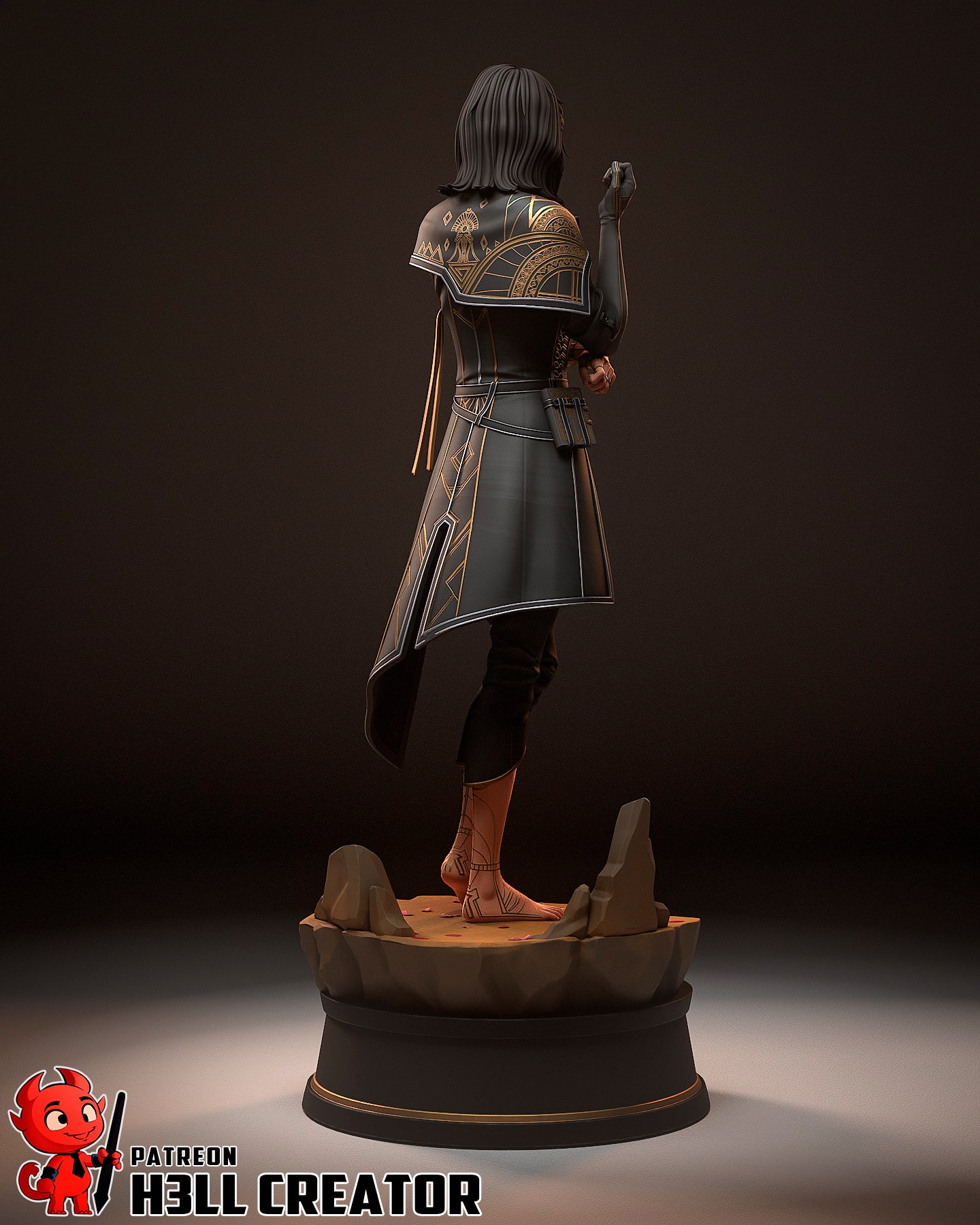 Lune (Clair Obscur) 3d Printed Model Kit - 12 scale