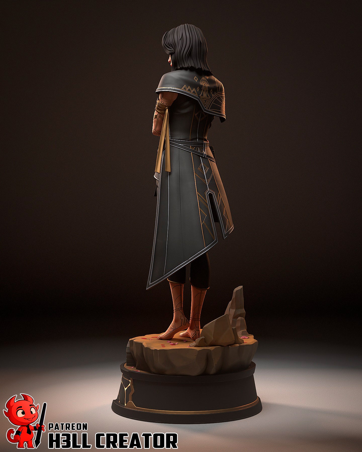 Lune (Clair Obscur) 3d Printed Model Kit - 12 scale