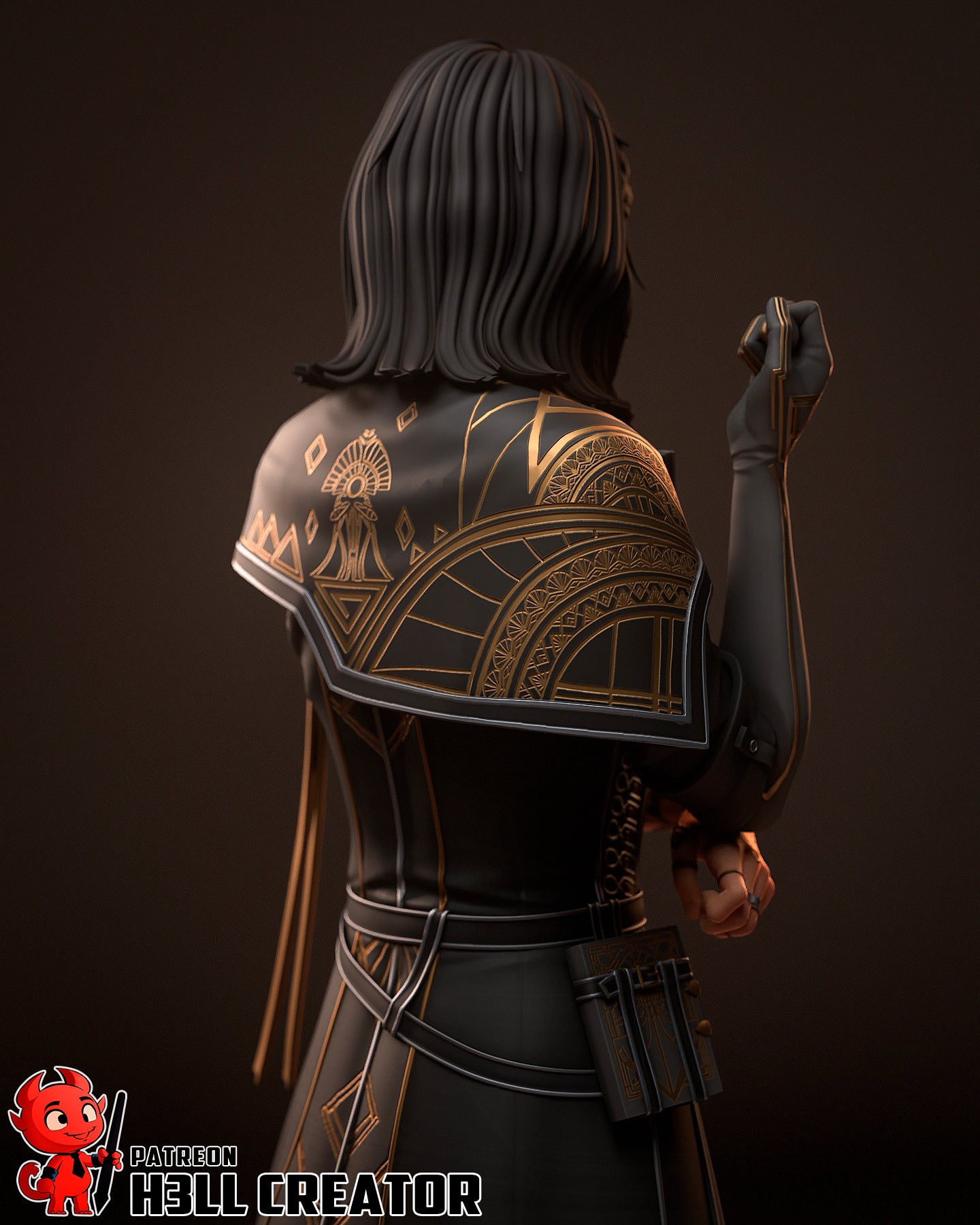 Lune (Clair Obscur) 3d Printed Model Kit - 12 scale
