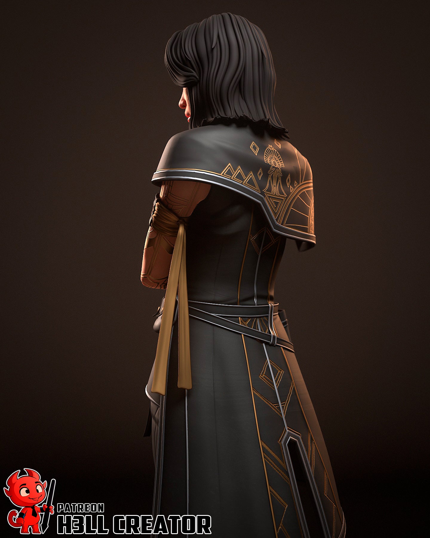 Lune (Clair Obscur) 3d Printed Model Kit - 12 scale