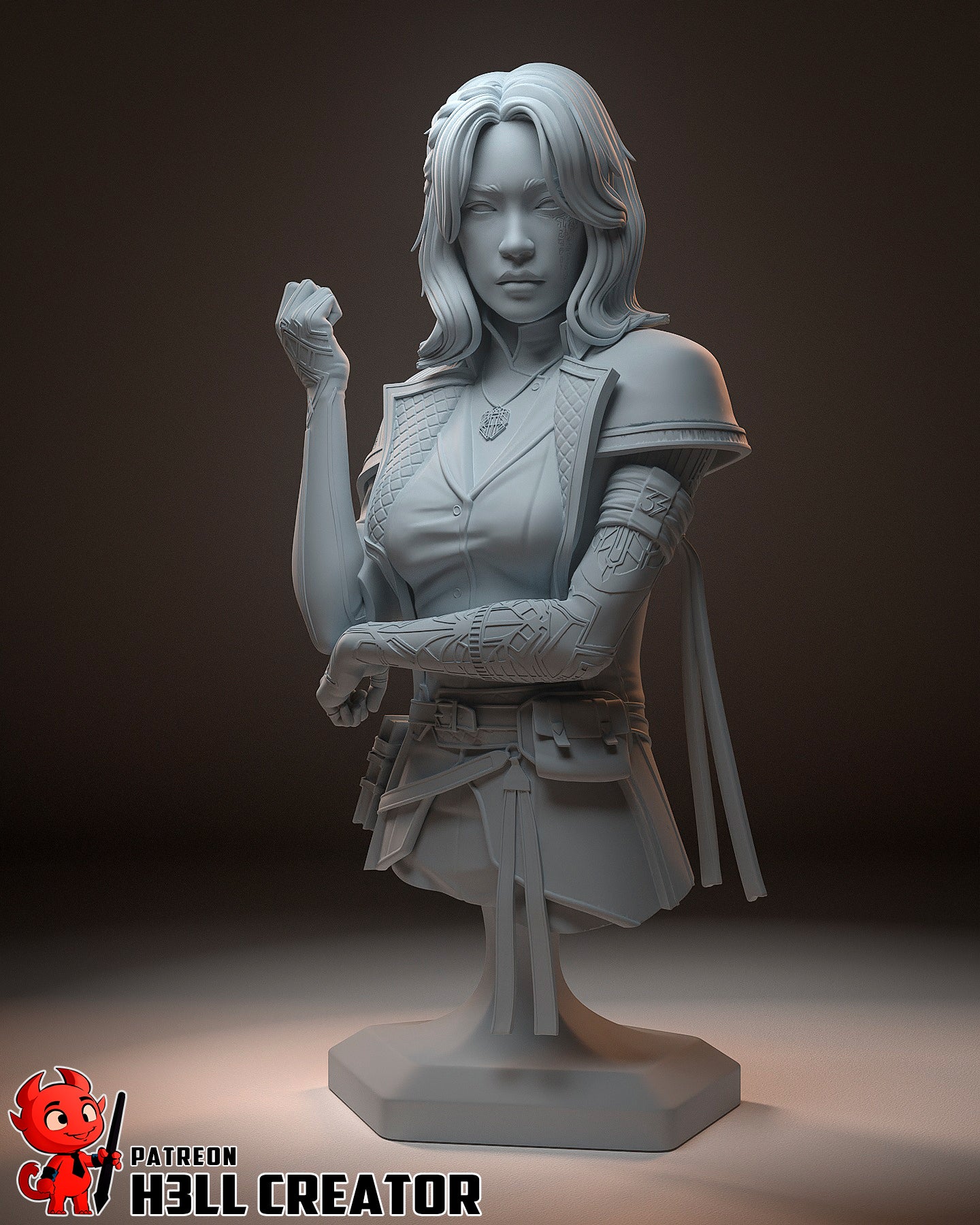 Lune (Clair Obscur) 3d Printed Model Kit - 12 scale