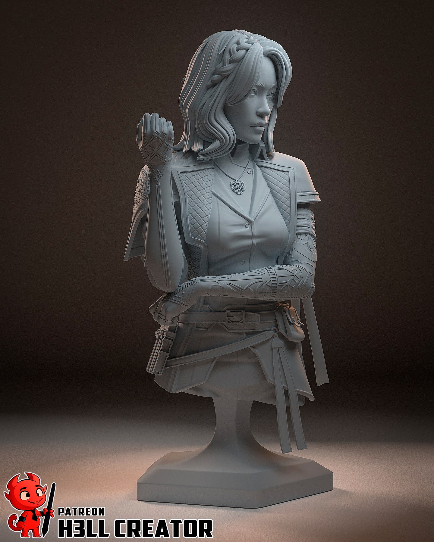 Lune (Clair Obscur) 3d Printed Model Kit - 12 scale