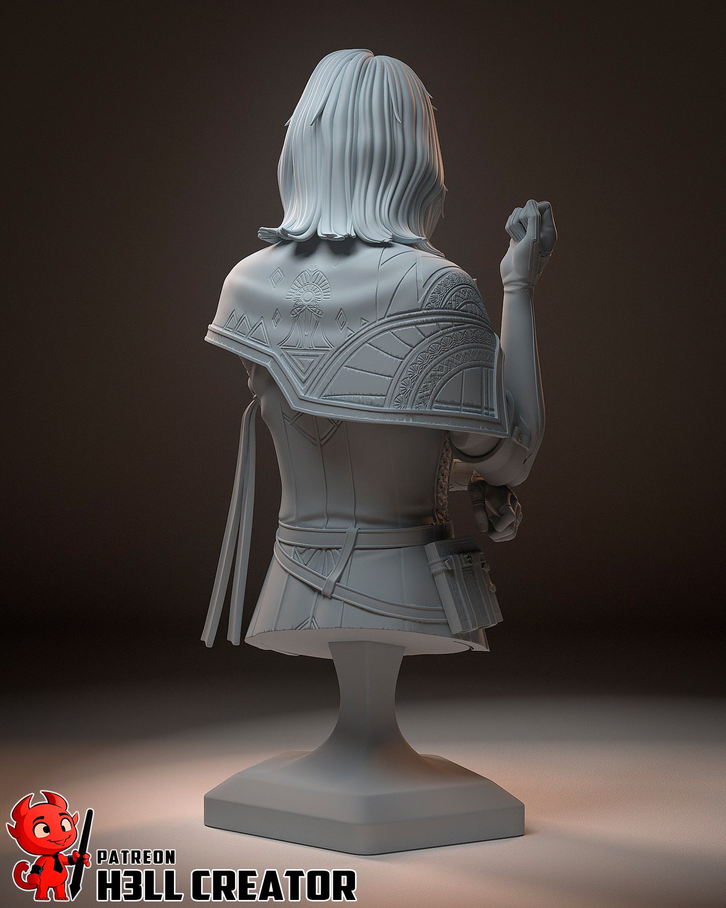 Lune (Clair Obscur) 3d Printed Model Kit - 12 scale