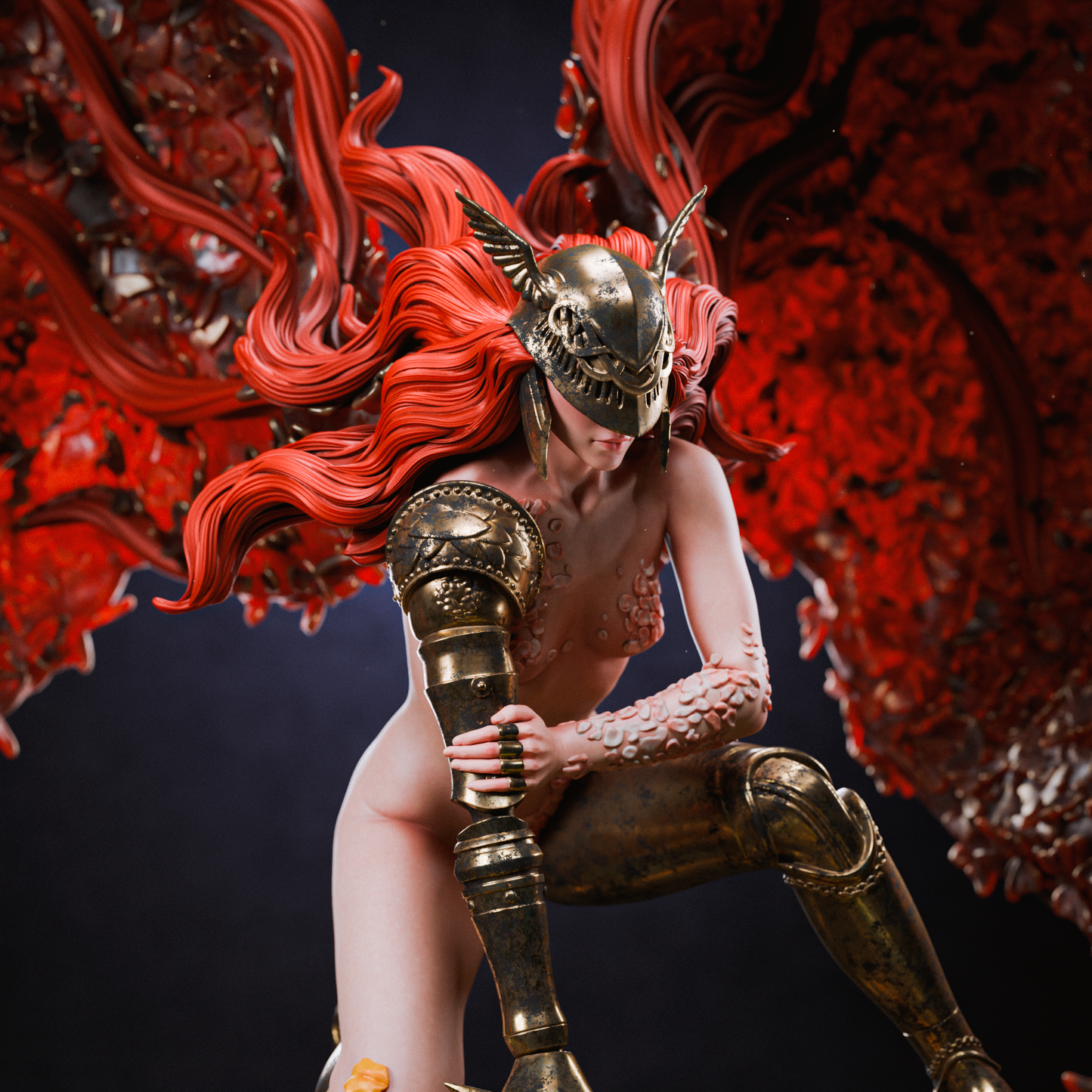Malenia - Elden Ring (Fan Art) - 3D printed kit (CA3D)