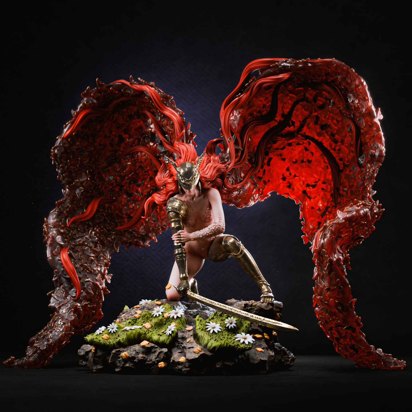 Malenia - Elden Ring (Fan Art) - 3D printed kit (CA3D)