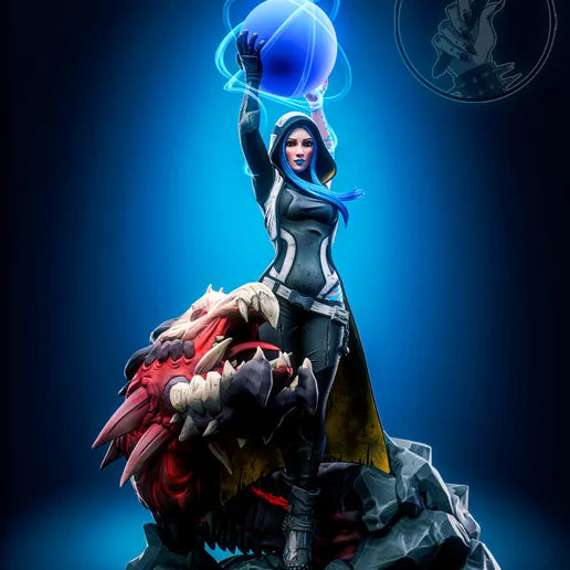 Maya - Borderlands 3D Printed Statue and Bust - Unpainted and Unassembled