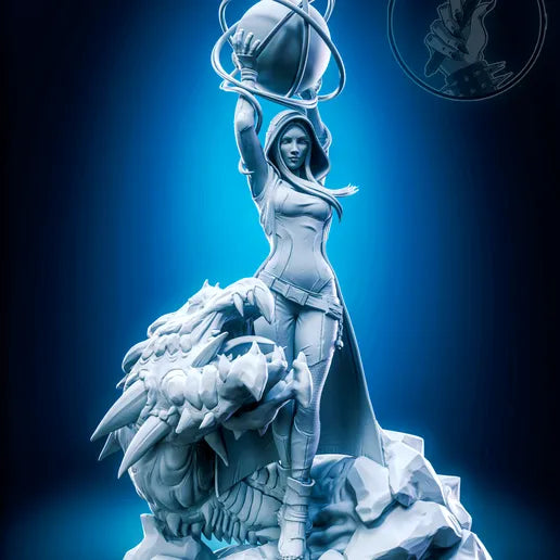 Maya - Borderlands 3D Printed Statue and Bust - Unpainted and Unassembled