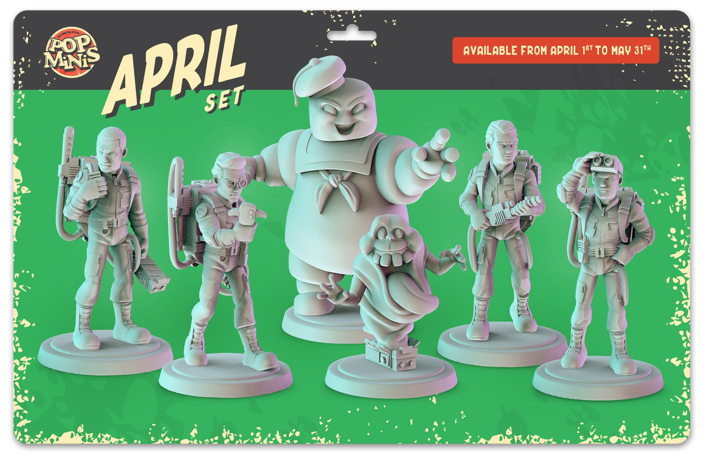3D Printed Minis - Ghostbusters - Miniature Figures
