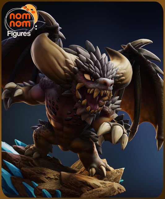 Nergigante (Monster Hunter) 3d Printed Model Kit - Chibi