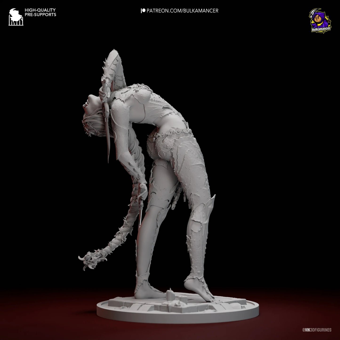 Orin the Red (Baldur's Gate 3) Sculpt - 1:8 scale 3d Printed Kit