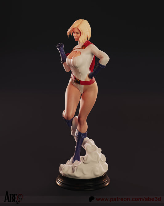 Power Girl - 3D Model Kit - 1:4 Scale