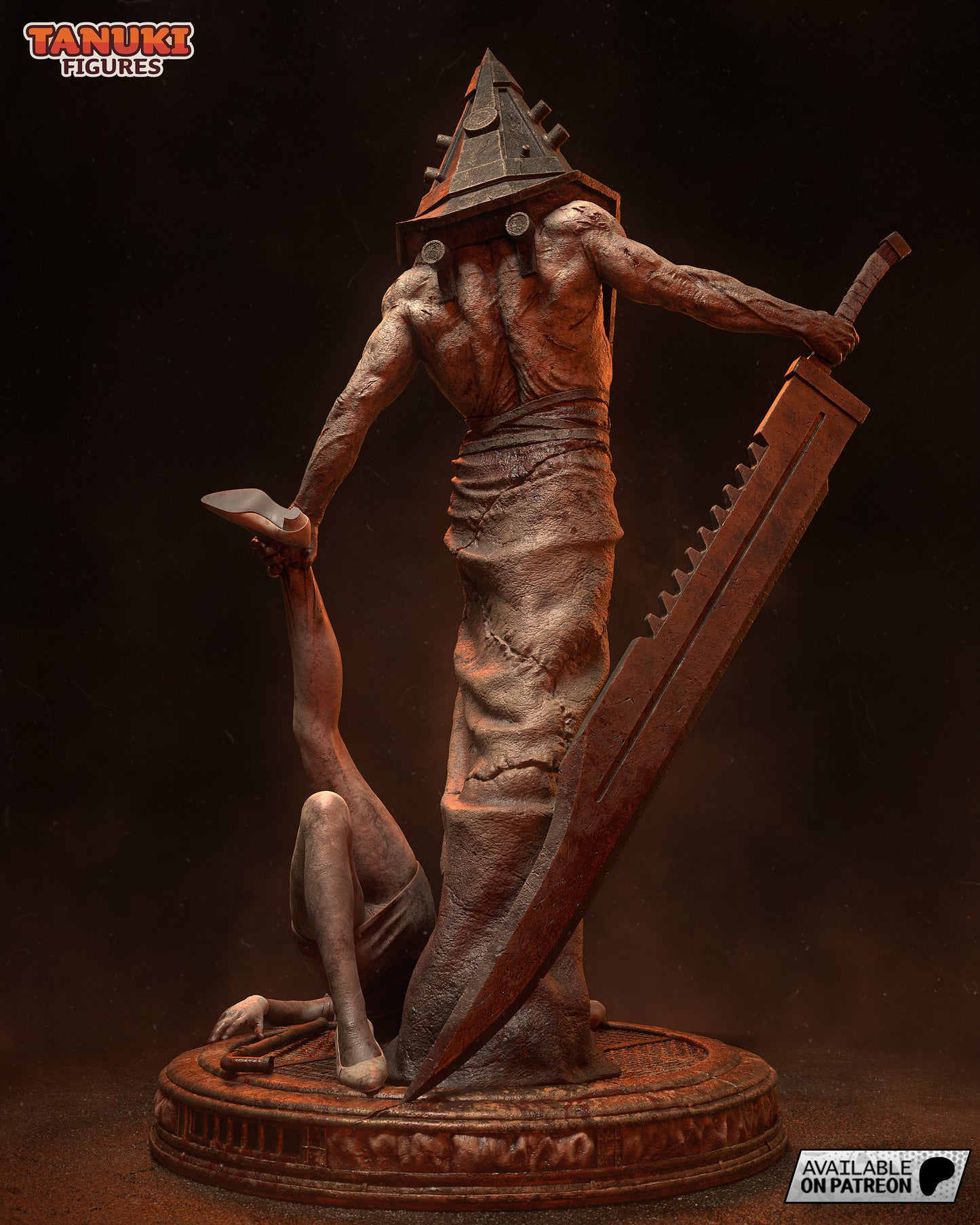 Pyramid Head (Silent Hill) H: 402mm - 3D Printed Statue