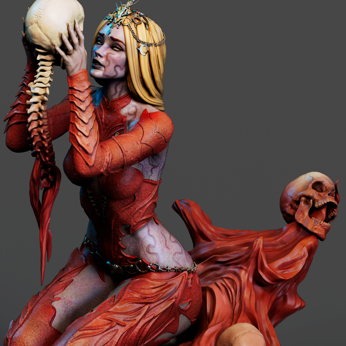 Orin the Red - 3D Printed Statue - 9 Scale Model Kit
