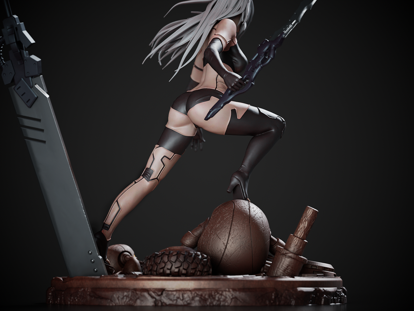 A2 (NieR) - 3D Printed Model Kit1:6 scale