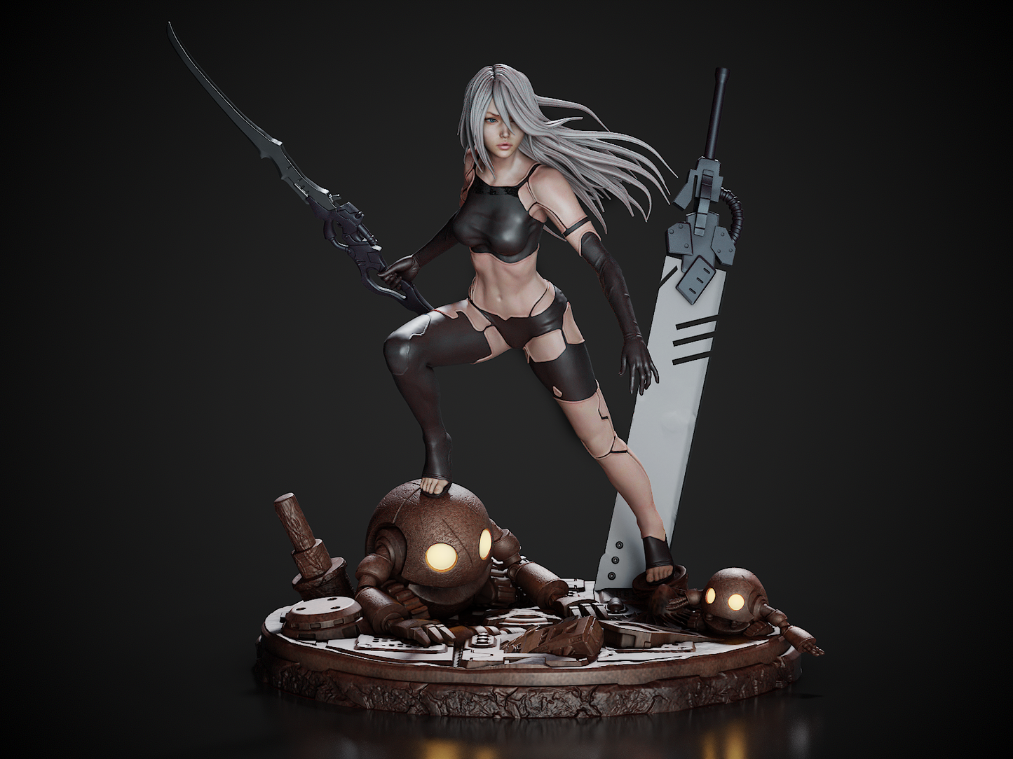 A2 (NieR) - 3D Printed Model Kit1:6 scale