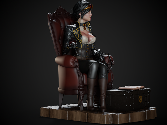 Lady Mechanika - Fan Art - 3D Print Model Kit - 1:6 Scale