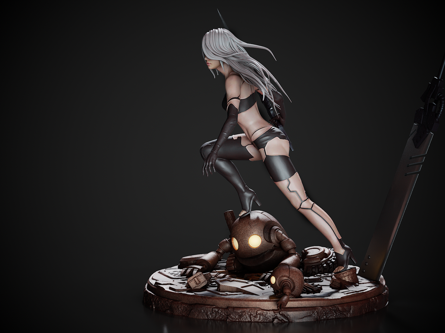 A2 (NieR) - 3D Printed Model Kit1:6 scale