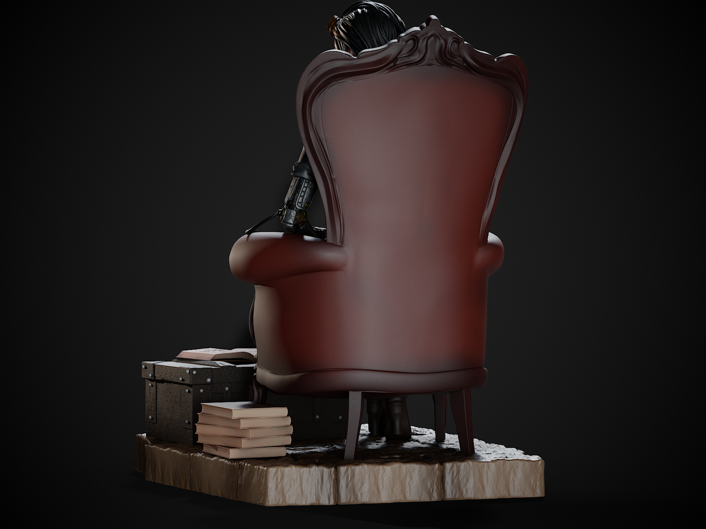Lady Mechanika - Fan Art - 3D Print Model Kit - 1:6 Scale