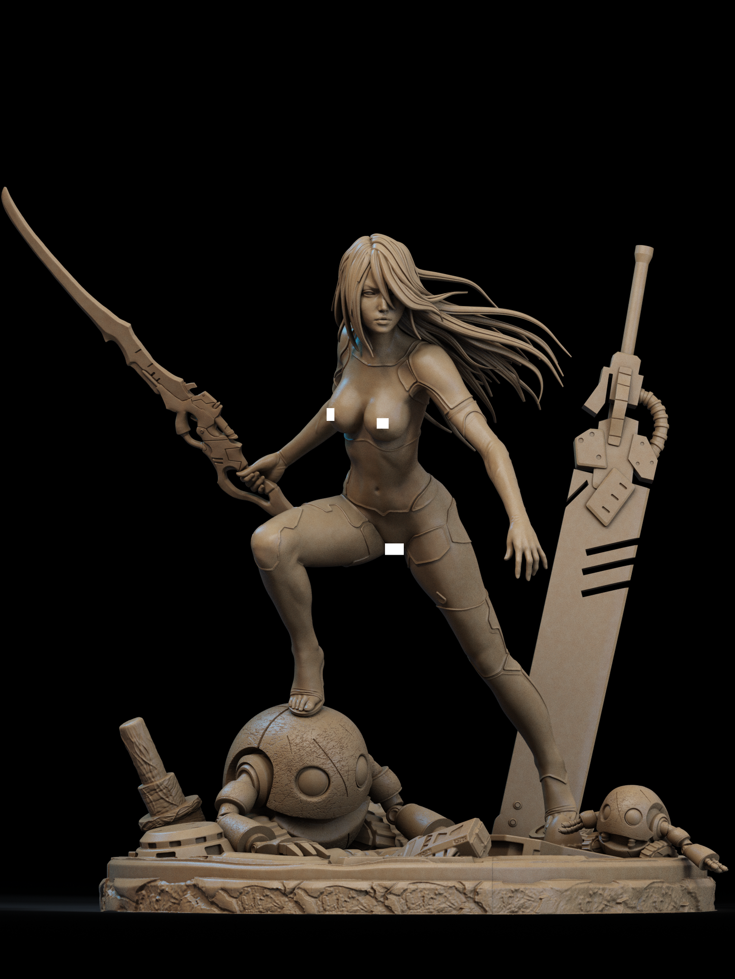 A2 (NieR) - 3D Printed Model Kit1:6 scale