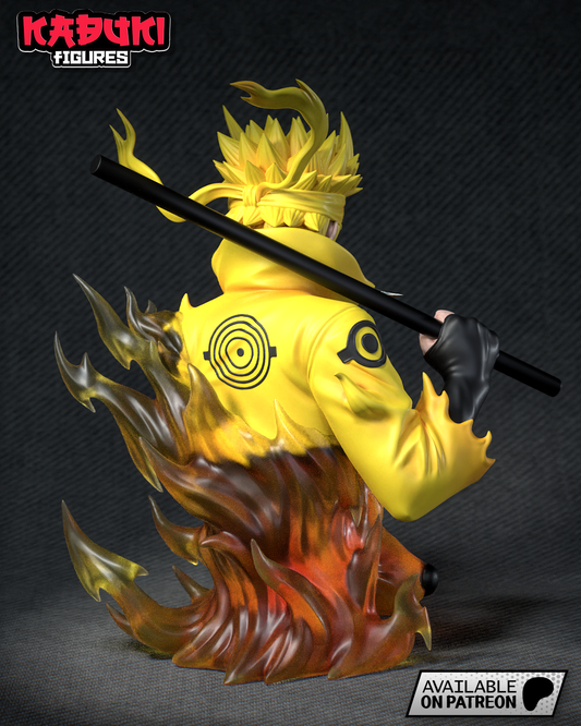 Six Paths Sage Mode (Fan Art) Naruto - 158mm - 3D Print Kit