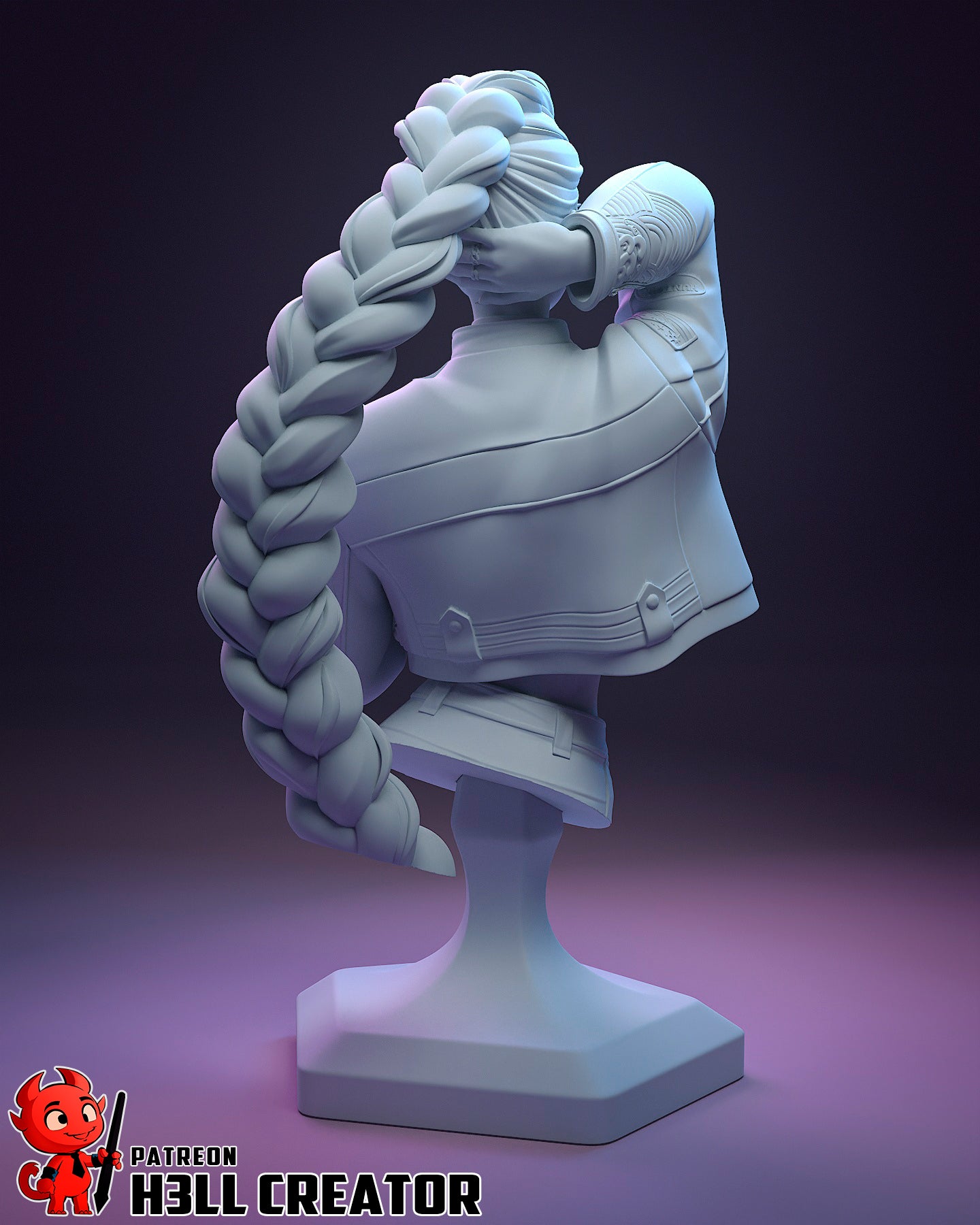 Rumi (KPop Demon Hunters) 3d Printed Model Kit - 10 scale