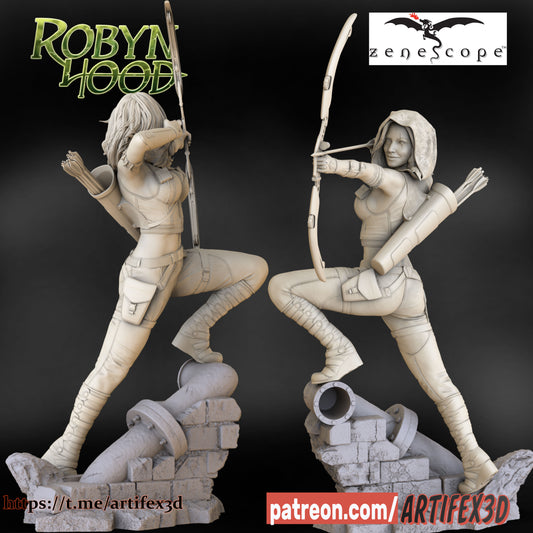 Robyn Hood (Locksley) - 3D Print - 180mm - Fan Art