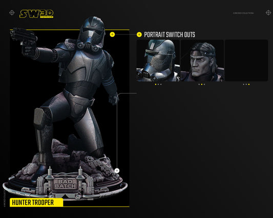 Hunter Sculpt (Fan Art) Star Wars - 6 or 12 Scale - 3D Print kit