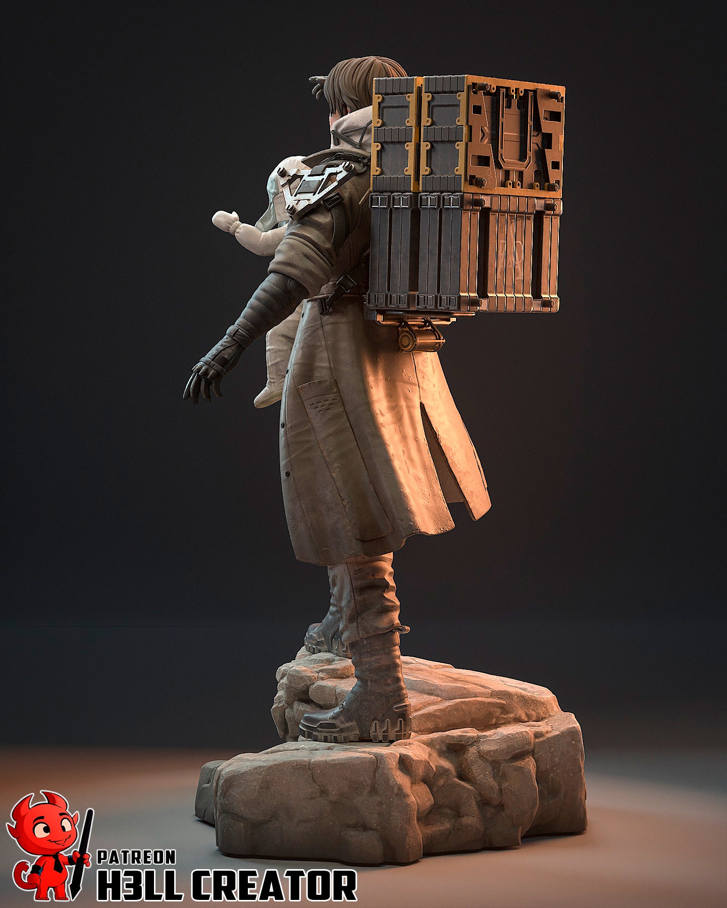 Sam Bridges (Death Stranding 2) 3d Printed Model Kit - 1:12