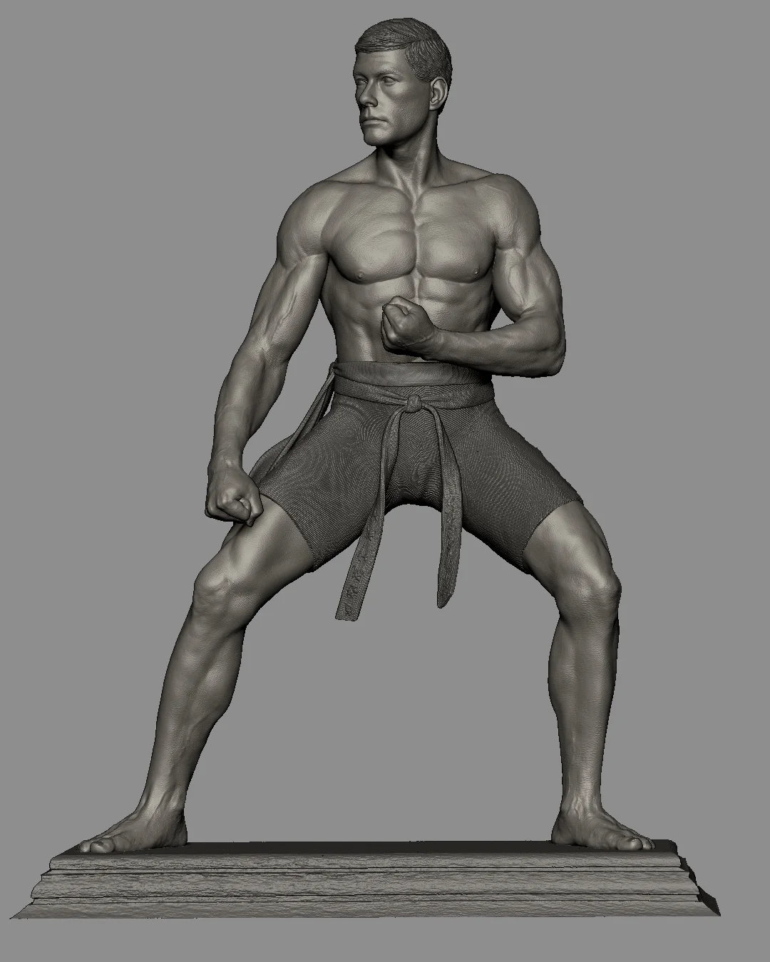 Frank Dux - Bloodsport - 3D Printed Statue Model Kit - 6 and 9 Scale