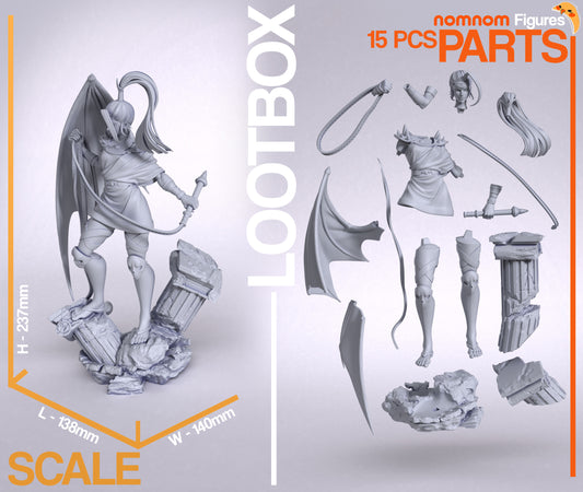 Megaera (Hades) - 3D Print - Model Kit - (Nom Nom)