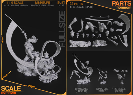 Maelle (Clair Obscur Expedition 33) 3d Printed Model Kit