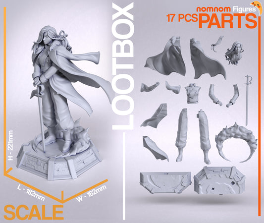 Olivier Armstrong (Full Metal Alchemist) - 3D Print - Model Kit - (Nom Nom)