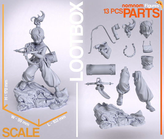 Marle (Chrono Trigger) 3d Printed Model Kit