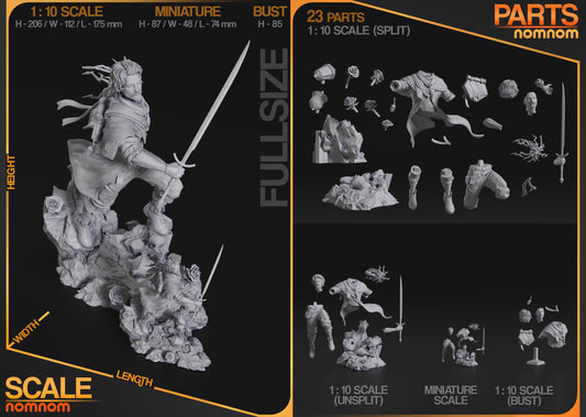 Gustave (Clair Obscur Expedition 33) 3d Printed Model Kit