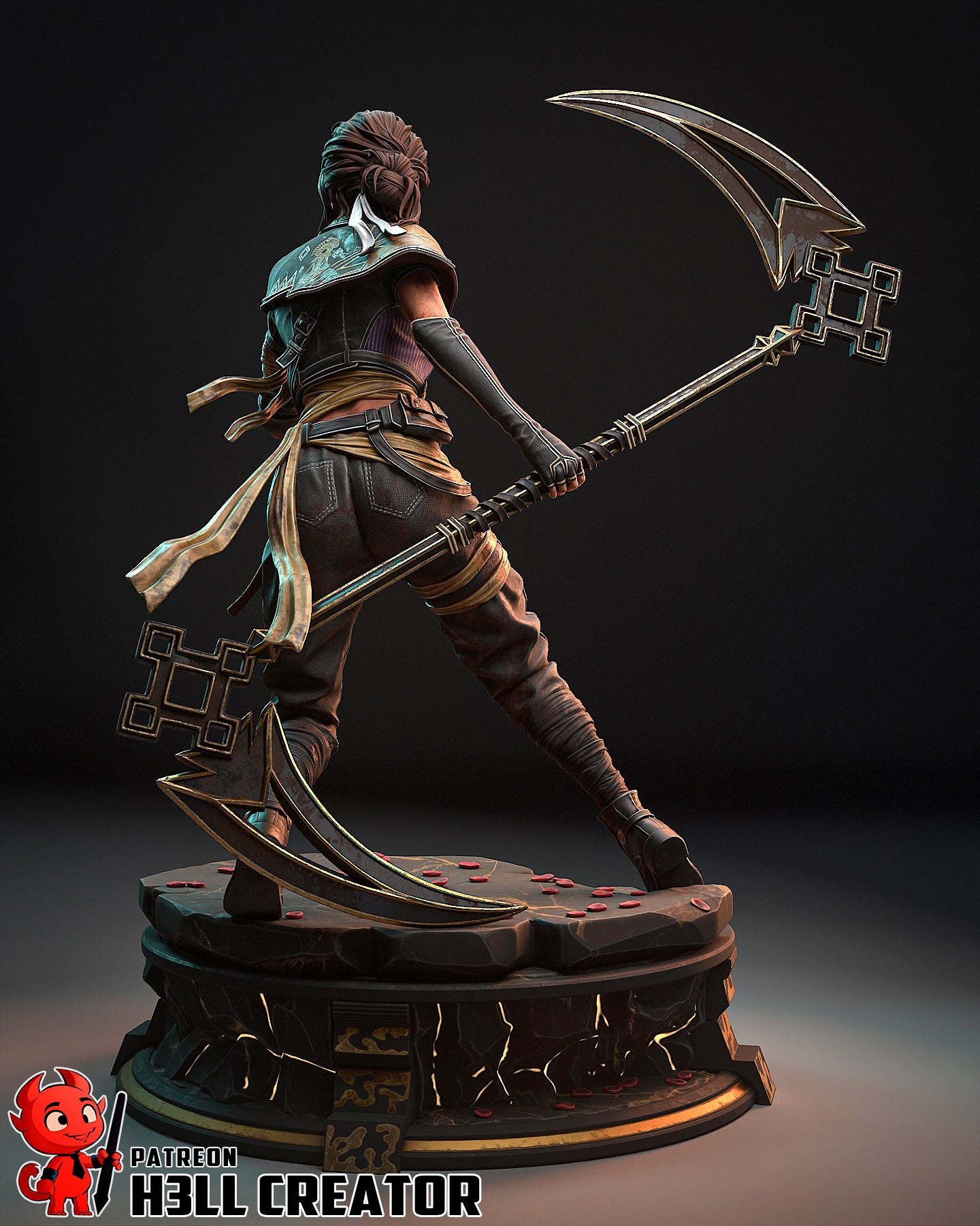 Sciel (Clair Obscur: Expedition 33) 3d Printed Model Kit - 1:12