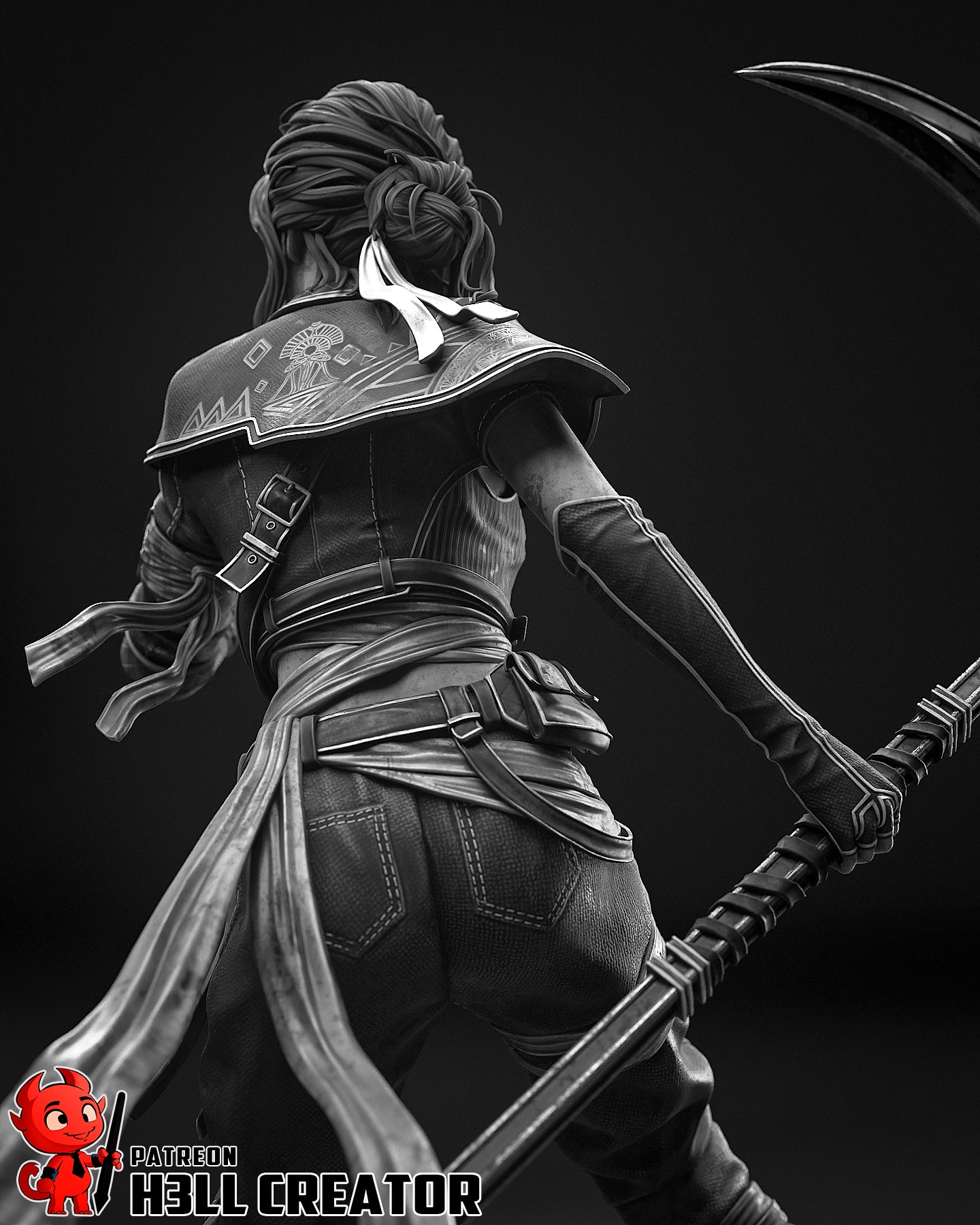 Sciel (Clair Obscur: Expedition 33) 3d Printed Model Kit - 1:12