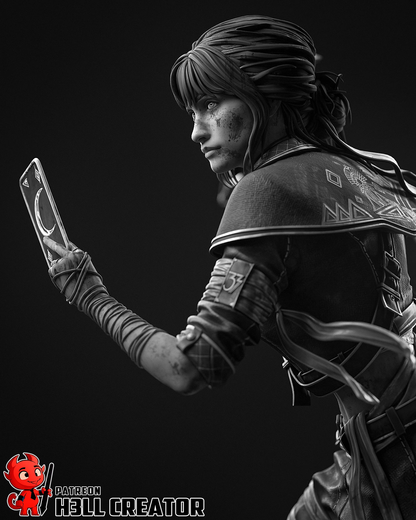 Sciel (Clair Obscur: Expedition 33) 3d Printed Model Kit - 1:12