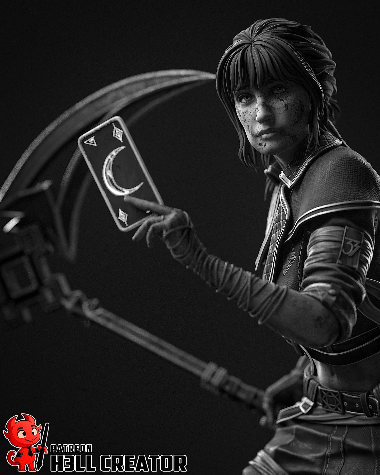 Sciel (Clair Obscur: Expedition 33) 3d Printed Model Kit - 1:12