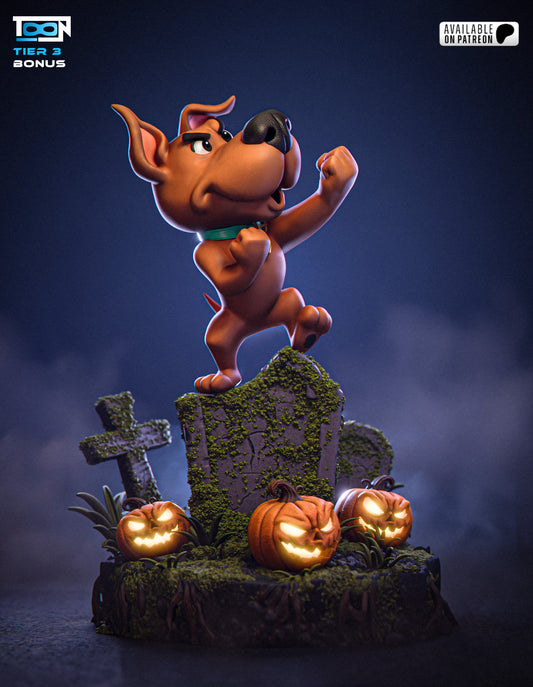 Scrappy Doo - Scooby Doo - 6 Scale 3D Printed Statue Model Kit