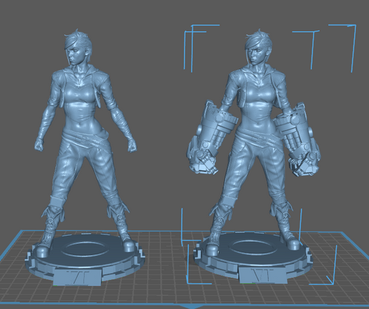 Arcane - Vi 3D Printed Statue Model Kit - Unpainted and Unassembled V2