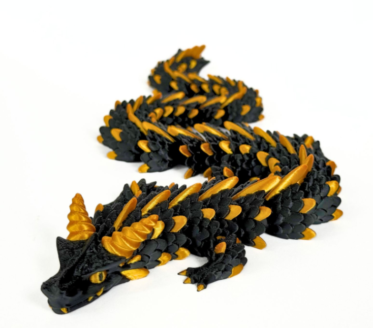 Ember Dragon - 3D Printed fidget articulated toy