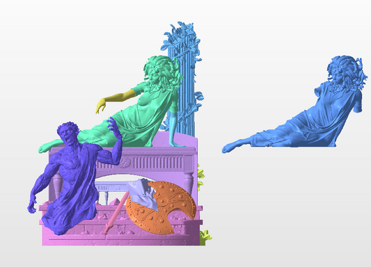 Medusa - 3D Printed Model Statue Kit - 8 Scale
