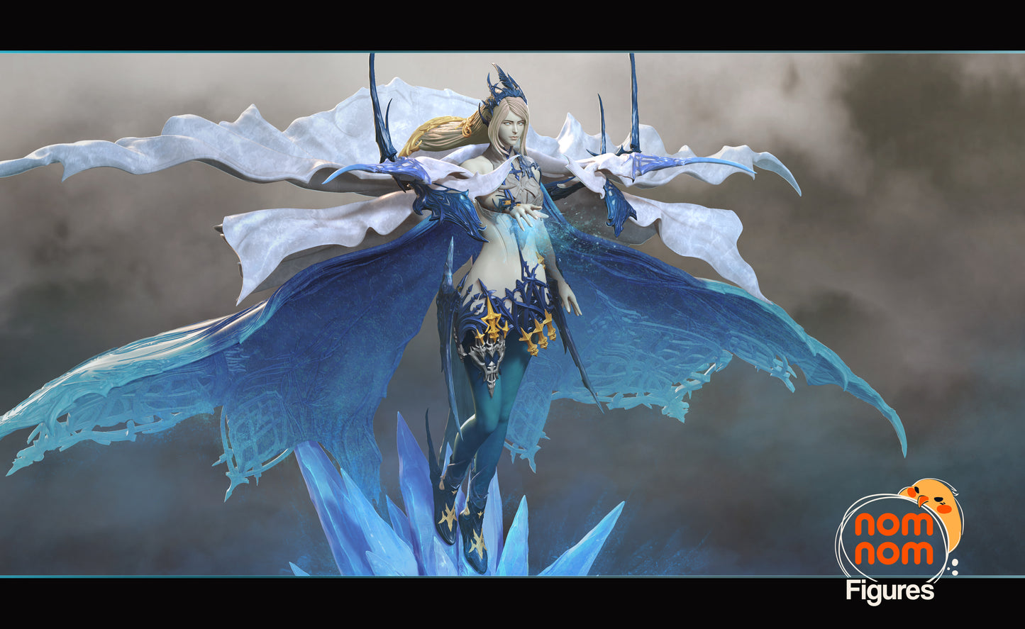 Shiva (Final Fantasy XVI) - 3D Print - Model Kit - (Nom Nom)