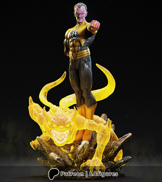 Sinestro (Green Lantern) Statue - Fan Art - Various scales - 3D Print Kit