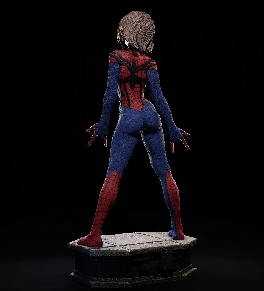Spidergirl - 3D Printed Model Kit 6 and 9 Scale