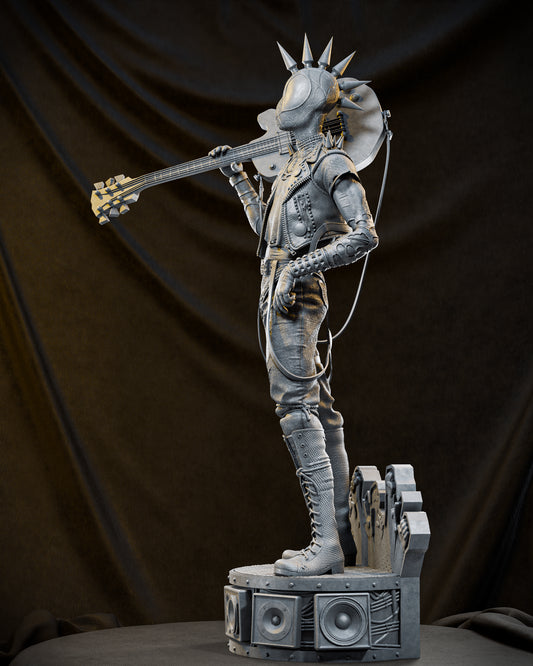 Spider Punk 3D Printed Statue - Unpainted and Unassembled